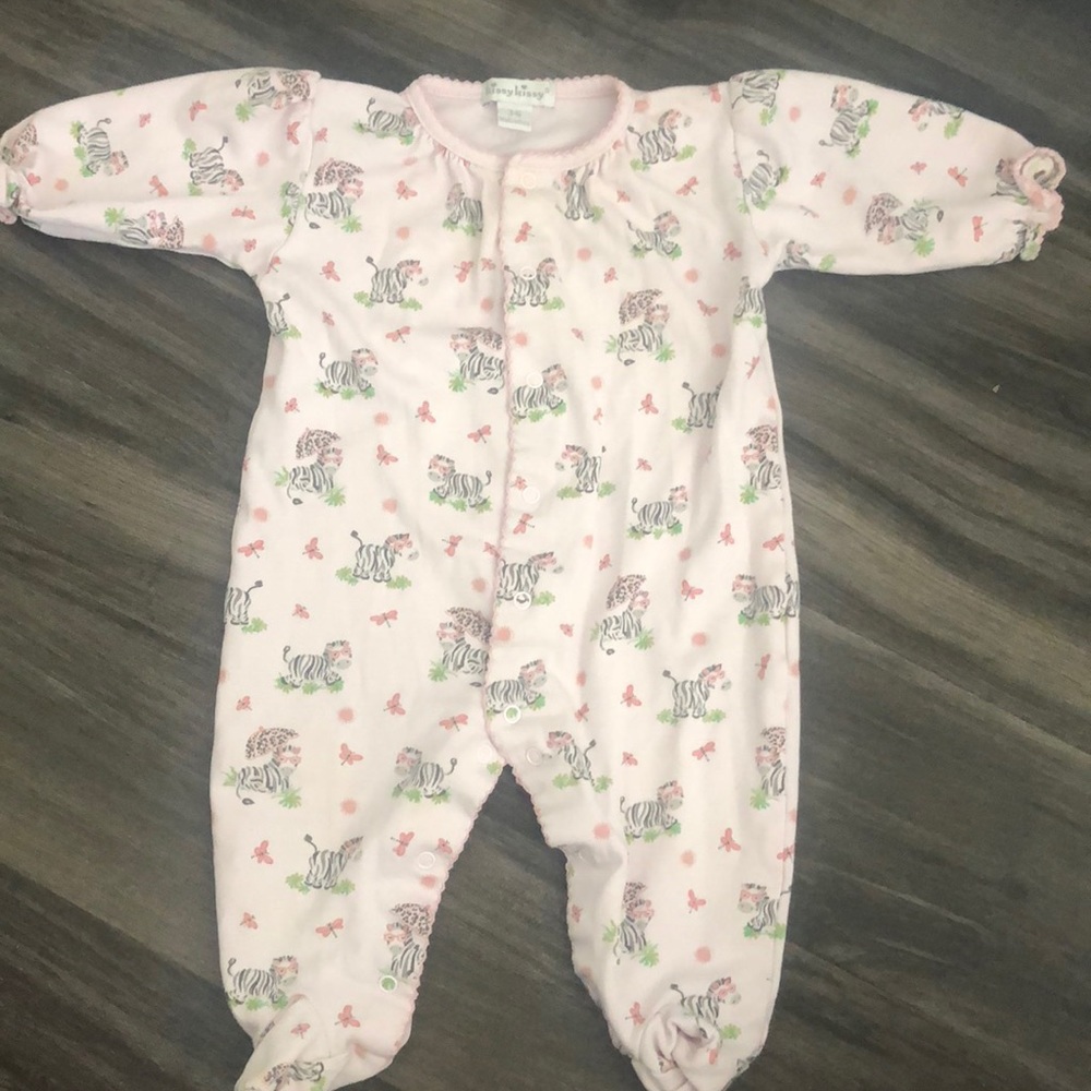 Kissy Kissy Zebra Pajamas 3-6mo